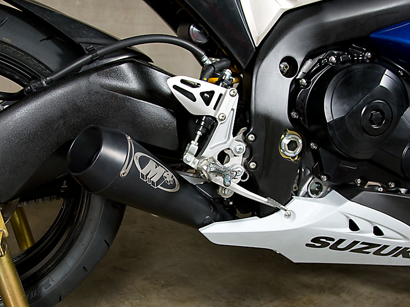 M4 Black GP Slip-On 2009-11 Suzuki GSX-R1000 - SU9122-GP
